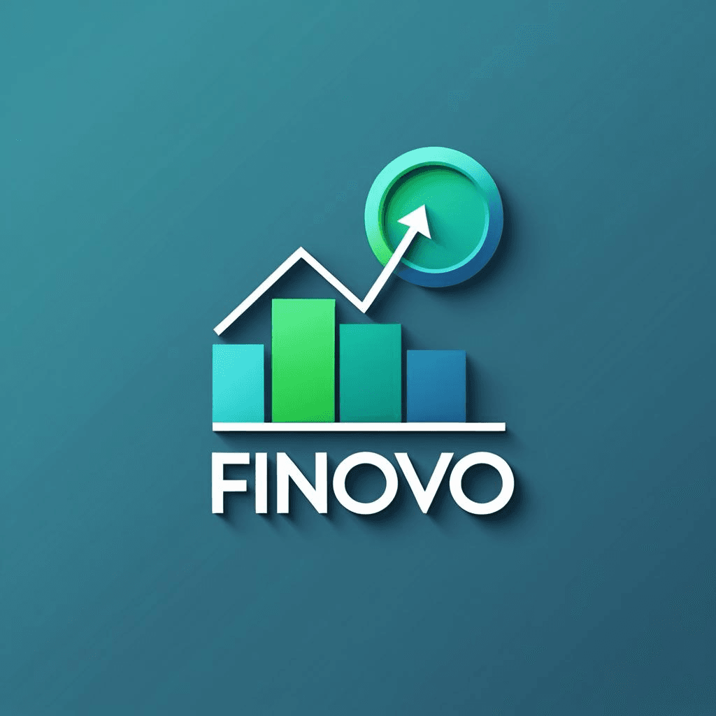 Finovo Logo with Financial Growth Elements